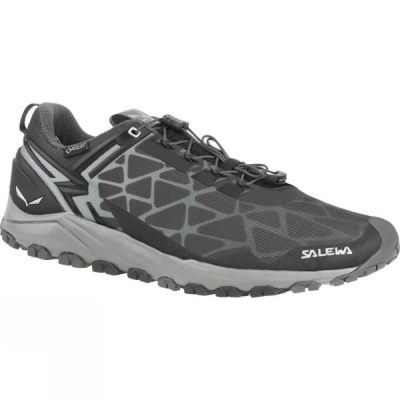 Botas de Montaña Salewa Multi Track GTX Mujer - Negras / Plateadas - Chile LRT520976